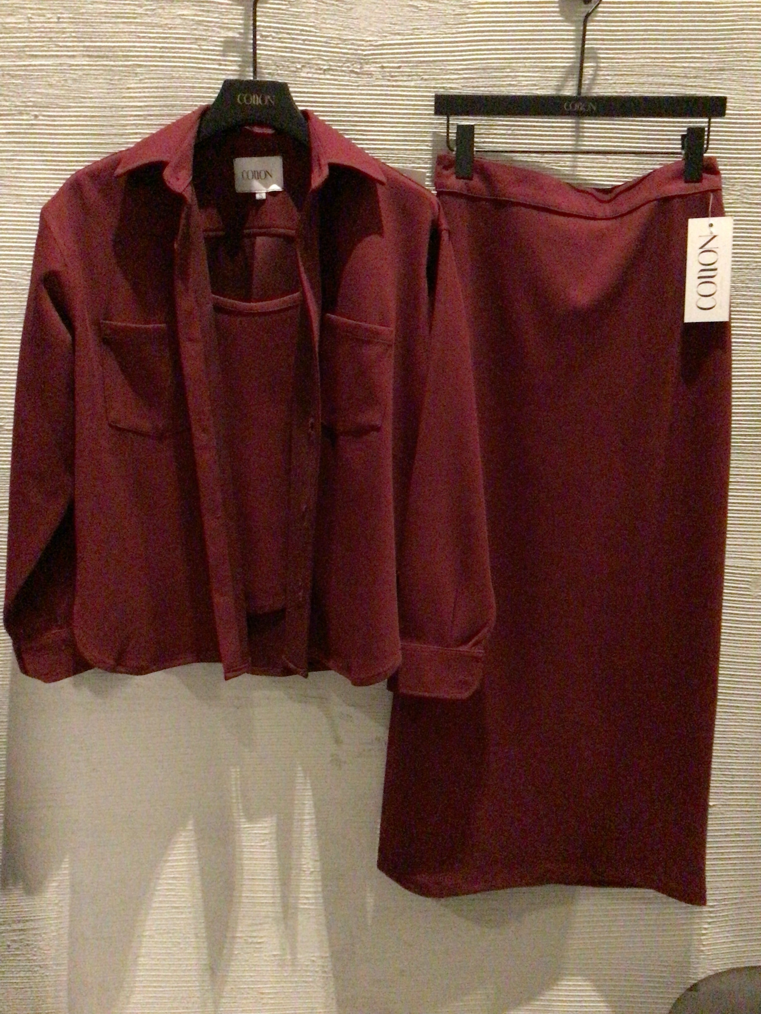 COZY HOUR (SKIRT SET)