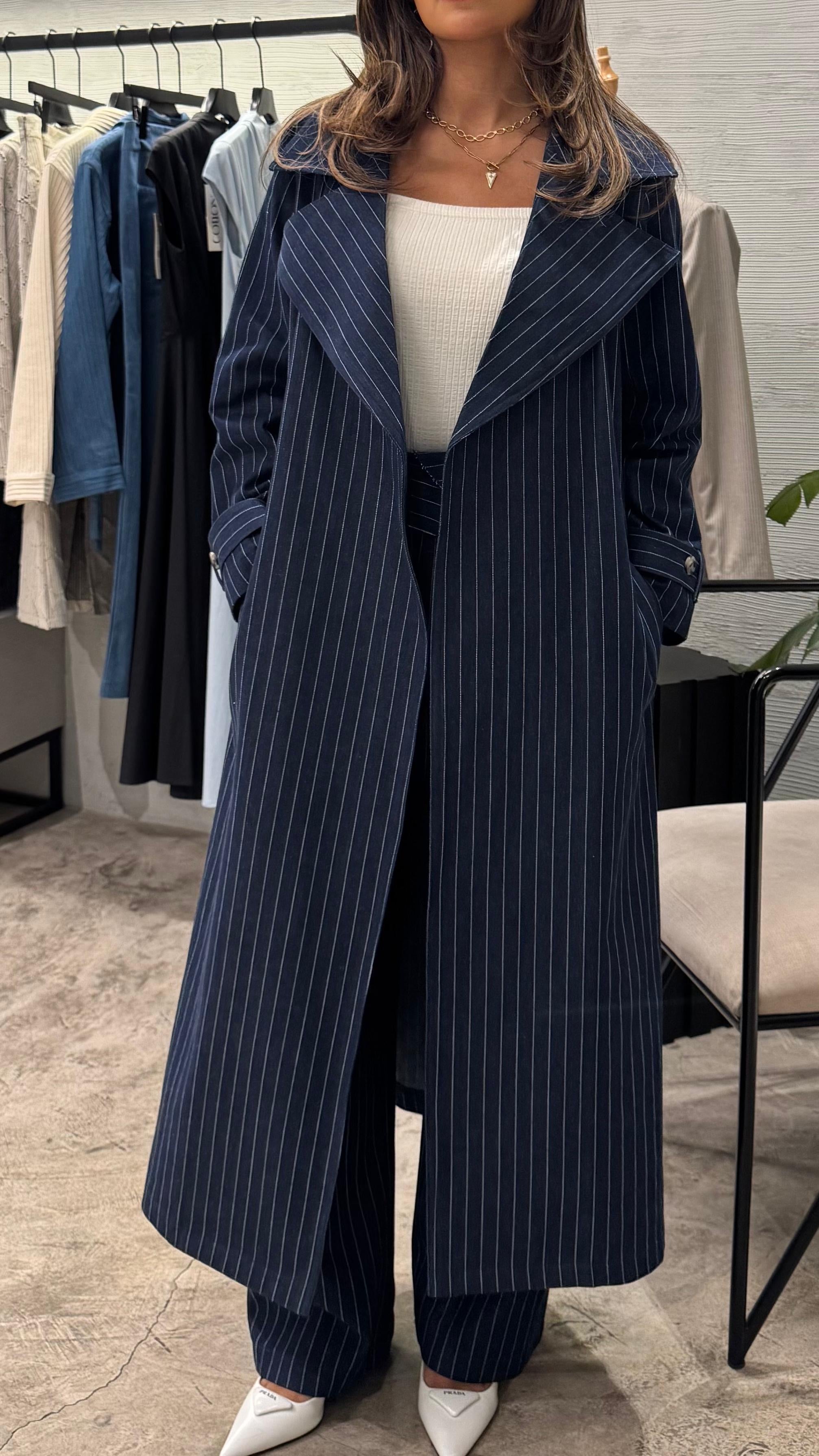 BLUE DENIM SUIT