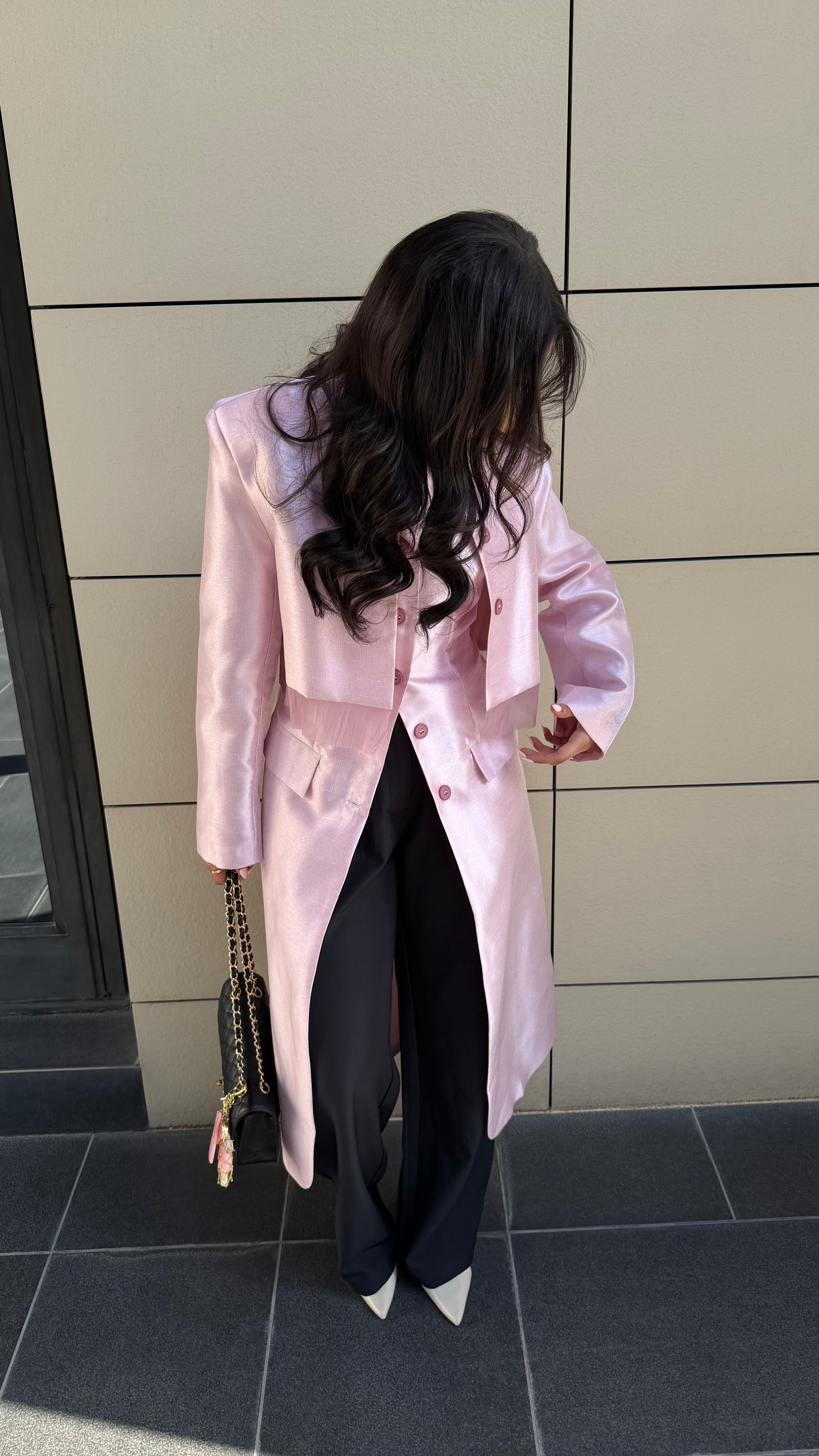 Shimmery tailoring Blazer
