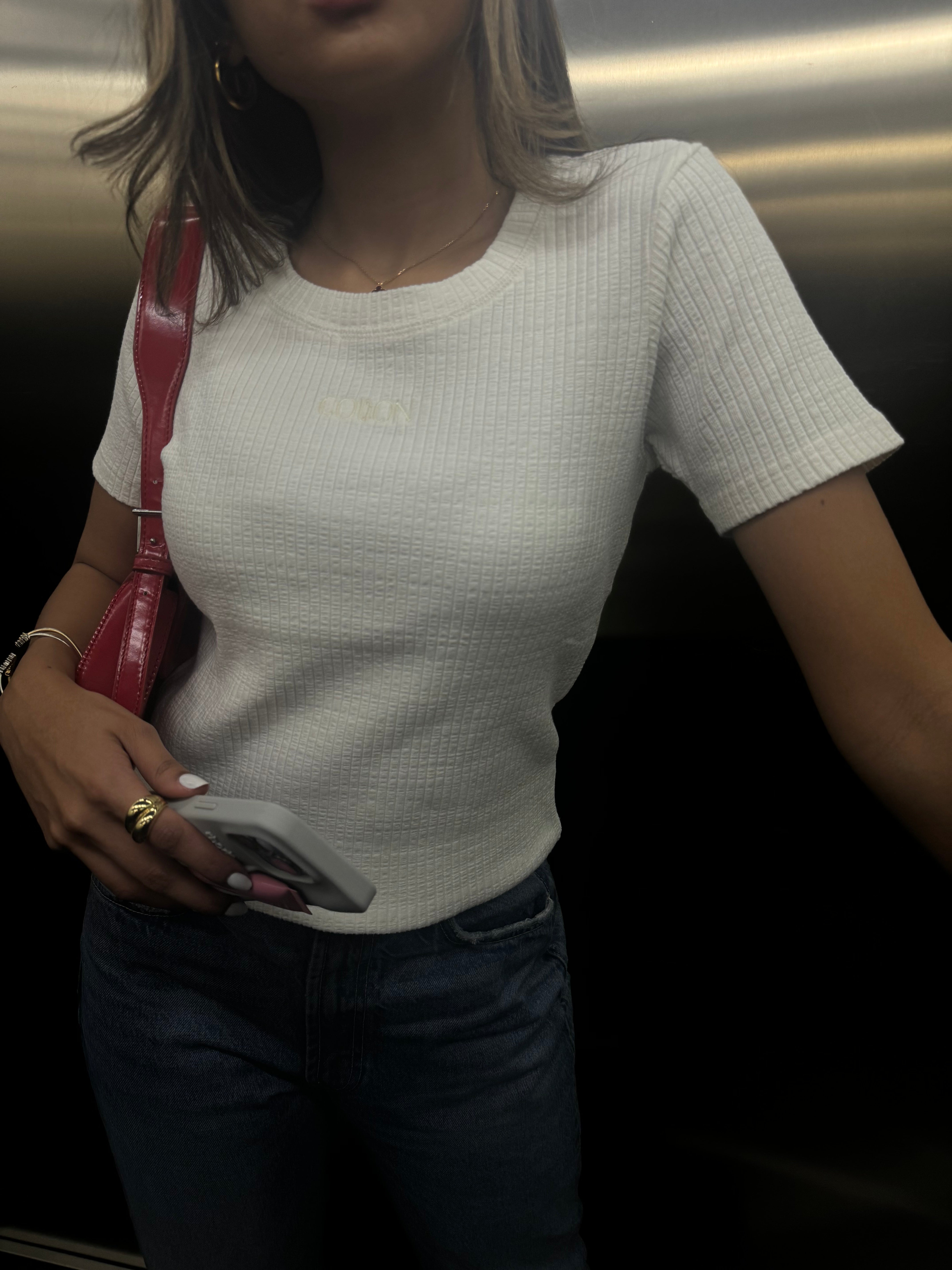 KNIT COTTON TOP