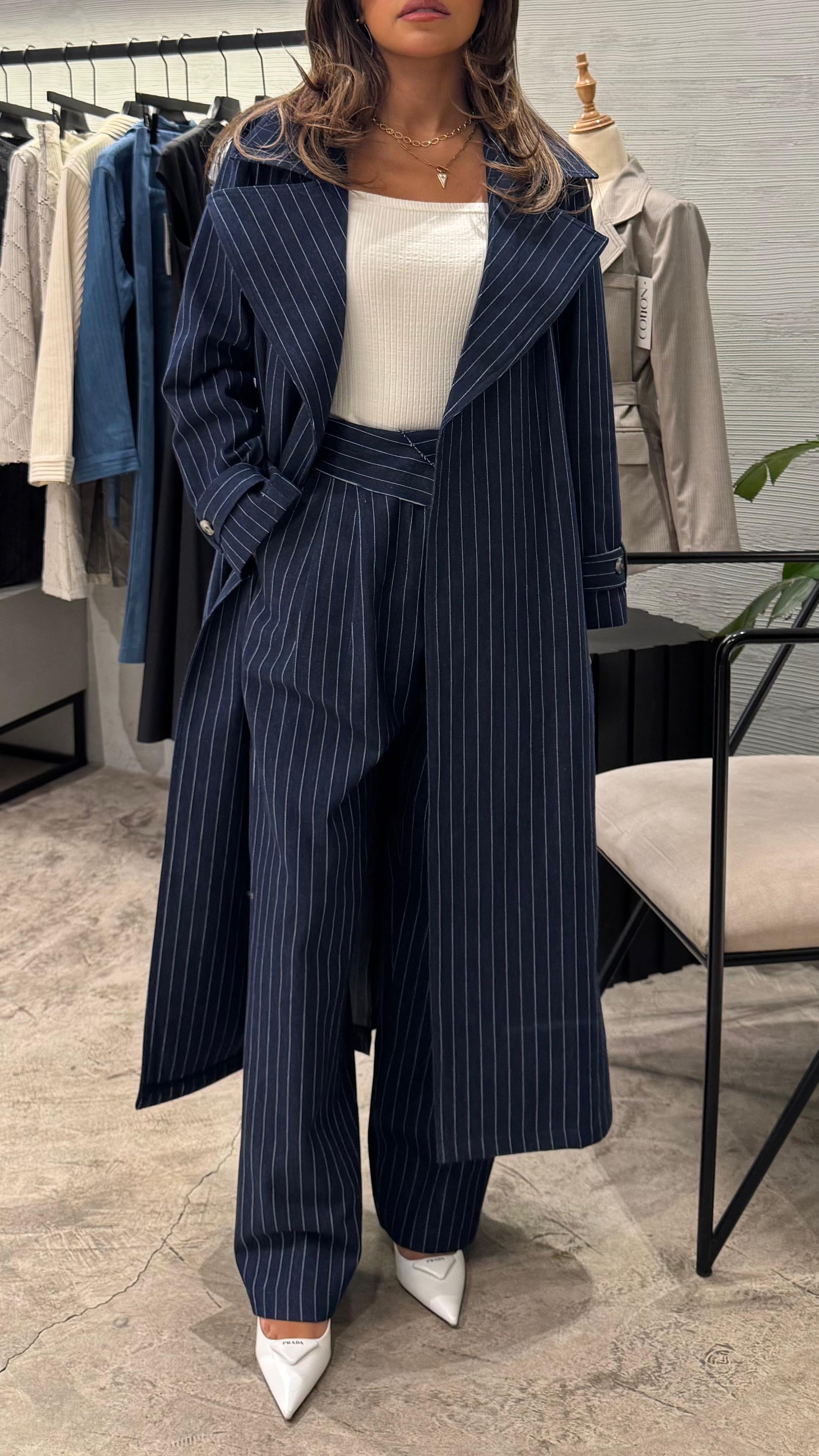 BLUE DENIM SUIT